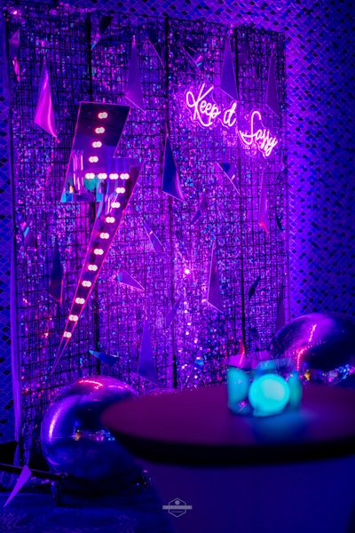 Titled “Out Night 2.0 – Let Your Pride Glow!,” the party featured plenty of illuminating decor pieces.