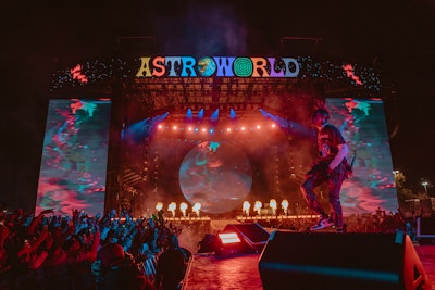 Travis Scott performs during the 2018 Astroworld Festival.