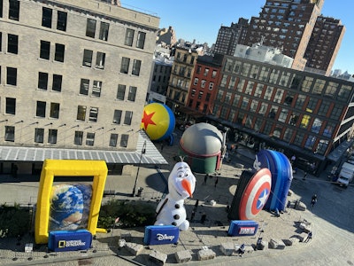 Disney+ Day Inflatable Tour
