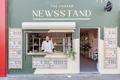 The Hunker Newsstand Holiday Activation