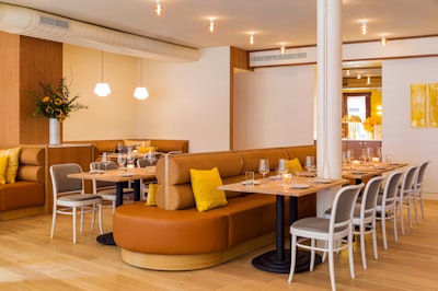 The indoor dining room can comfortably seat 85, in addition to an outdoor patio lining Kenmare Street.