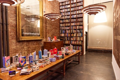 Another space was inspired by Audrey Hope’s library filled with her favorite literary picks. For this room, HBO Max and Industria Creative tapped New York's acclaimed The Strand Bookstore to provide a plethora of reads.