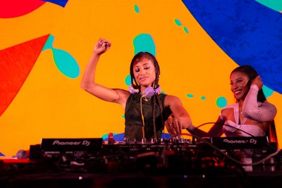 Famed DJs Angel + Dren offered attendees upbeat tunes throughout the night.
