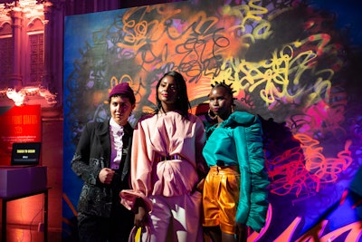 'Our team worked with some amazing NYC-based female artists to create 8-foot-by-8-foot murals which served as a photo backdrop in the space,' said Verdick. Featured artists included Tiffany B Chanel, Marissa Molina, Maria “TOO FLY” Castillo and Martha Matarrita.