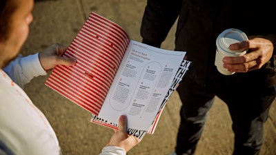 Brand ambassadors encouraged passersby to take a closer look at the publications on the newsstand, and were then handed a Columbia Journalism Review readers' guide with tips on how to spot misinformation and stats about the spreading of misinformation in the media. See more: Why This Newsstand Displayed Fake News Headlines