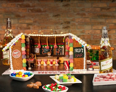 Miller High Life's Gingerbread Dive Bar Kits