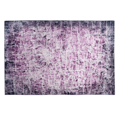 This lustrous low-pile indoor rug from CORT Events includes abstract tones of gray and amethyst—a close cousin to periwinkle. Pricing is available upon request.