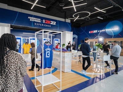 In December, as part of the company’s NBA, WNBA and G-League sponsorship renewal, American Express teamed up with the NBA and 2K to host the first-ever American Express x NBA 2K22 Experience in Los Angeles.