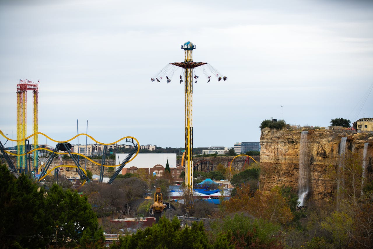 'The Six Flags team had a first-of-its-kind modification idea for the ride, and we realized it would be hard to go bigger than flying head-first, belly-down at 40 miles-per-hour suspended 200 feet above the ground!' said Mirrored Media's Justin Lefkovitch.