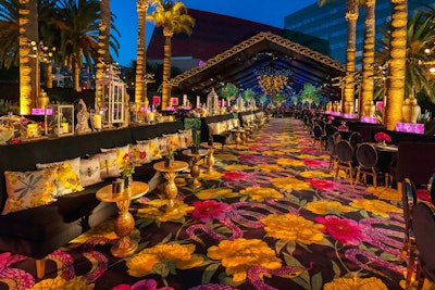 Award season parties are typically a chance for event designers to pull out all the stops for a seen-it-all crowd—and HBO’s 2018 Emmys party was no exception. The night had a lush, flower-filled theme from designer Billy Butchkavitz, who said the event “put a smile on my face, and the guests were blown away. The color palette, the carpet, the textiles, the tabletop decor and the large-scale decor elements all blended to create a magical Garden of Eden for this one evening.” See more: Emmys 2018: 28 Splashy Decor Ideas From the Week's Biggest Parties