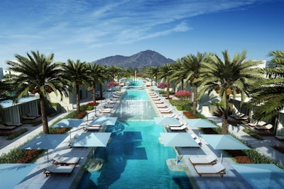 The Ritz-Carlton Paradise Valley, slated to open in fall 2022 in Scottsdale, Ariz., will have a 400-foot outdoor swimming pool and 20,000 square feet of event space.
