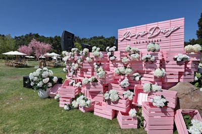 For some pretty-in-pink Valentine's Day ideas, grab some inspiration from the inaugural Rosé Day L.A., held in Malibu, Calif., in 2018. Headlined by Moët & Chandon, the Instagram-friendly daylong picnic featured a DJ booth constructed with bright pink crates. The event was produced by Ben Biscotti of 1iota Productions, Tony Schubert of Event Eleven and hospitality veterans Bobby Rossi, Sylvain Bitton, JT Torregiani and David Jarret. See more: Toast to Summer With These 18 Rosé-Inspired Event Ideas