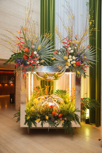 Maurice Harris's 'Shades of Blackness' Floral Display