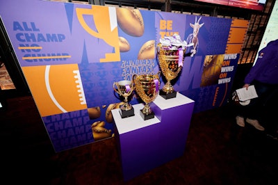 The top three winners took home custom trophies.