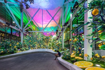 Citrovia Art Installation in New York From Brookfield Properties