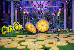 'Citrovia is an interactive, outdoor installation that transports visitors to a larger-than-life, magical citrus garden. The vibrant, man-made installation features hundreds of oversized, hand-painted (and scented) lemons, towering trees, elaborate fabric clouds that can mimic sunrise and sunset, and immersive experiences,' said Laura Montross, director of communications at Brookfield Properties.