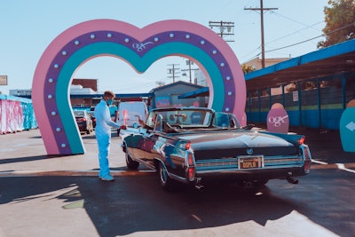 To tie into Valentine's Day in 2021, haircare brand OGX worked with MKG to transform a Los Angeles car launch into an eye-catching—and COVID-safe—experience. The free-to-the-public car wash centered around the #UncapTheLove campaign messaging, with heart-shaped decor and messaging about love and self-confidence. See more: See This Colorful Car Wash Activation That Promoted OGX's Newest Products