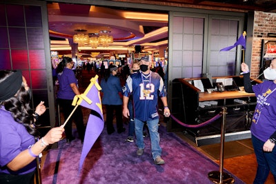The two-day event kicked off with a welcome reception with Yahoo Sports analysts and celebrities.