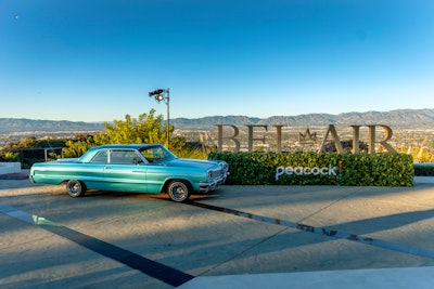 Peacock celebrated it's new series Bel-Air on Feb. 10.