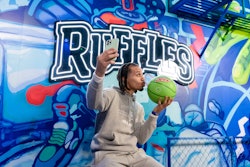 Orlando Magic player Cole Anthony snapped a selfie at 'The Block.'