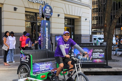 NBC’s 'American Song Contest' Pedicabs