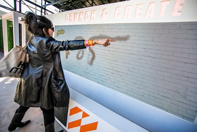 As another interactive element, guests received free bags of Cheetos through drawing on a digital mural wall. The event concluded, naturally, with a dance party in Chester the Cheetah’s den.