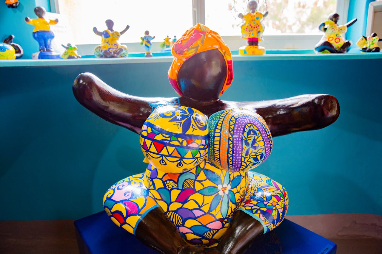 In Willemstad Curaçao, celebrate International Women's Day by taking a Chichi painting workshop at Serena's Art Factory.  The Chichi figures, which represent Caribbean women, have come to be a symbol for body positivity and female empowerment.