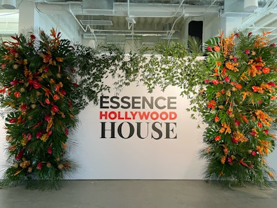 ESSENCE Hollywood House was sponsored by Disney’s Onyx Collective and Warner Bros Television Group. MVD Inc. handled design and production, while Tic-Tock Florals handled floral design, Treehouse Fabrication handled staging and Above the Line handled audiovisual production.