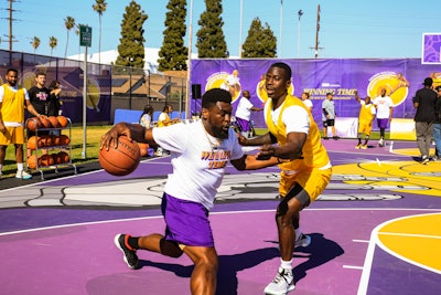 HBO's 'Winning Time: The Rise of the Lakers Dynasty' Basketball Court Refurbishment