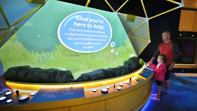 In the Colorverse, guests can learn about growing food on Mars, restoring a coral reef ecosystem and more.