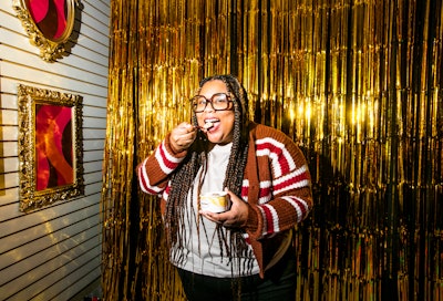On the first day, the activation hosted Häagen-Dazs's influencers and partners for a special, exclusive event. On day two, it was open to the public from 12-8 p.m. Fans could come through, take pictures, and sample the products.