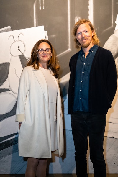 This space was created by Annabelle Mauger (left) and Julien Baron (right), the originators of the immersive art movement that is so popular today. Annabelle was personally selected by the Picasso Administration to create this show, and she has been working in this space for more than 20 years, dating back to the original immersive experiences in Provence, France.