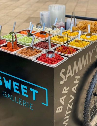 Looking to sweeten up a private or corporate event? Look no further than a candy cart courtesy of Sweet Gallerie. The San Diego-based small business allows customers to completely customize the cart—from branding options to display company logos to vast selections of sweet, spicy, and salty treats.