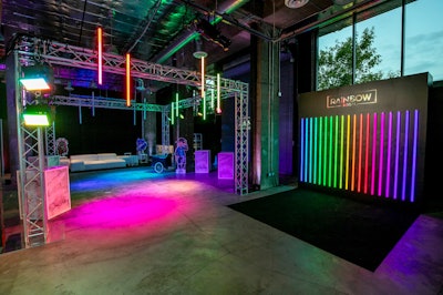 For Stoelt, leaning into the lighting design is key to making an impact at his events. “We make lighting a top priority throughout the entire design process, and we're always experimenting with unique and exciting ways to integrate lighting into our projects at large,” he said. “For the Rainbow High x Shadow High experience, lighting was not only an integral component, but an excellent opportunity to create some unique and dynamic experiences.”