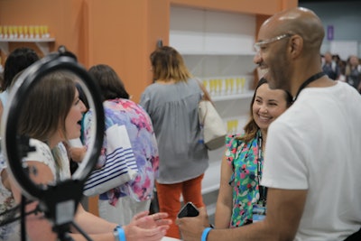 Trade show attendees enjoyed networking and exploring the exhibition booths at the Puerto Rico Convention Center.