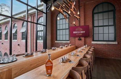 The expansion includes five new tasting rooms where guests can participate in educational bourbon tastings. Each room holds 12 guests at a time.