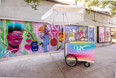 And because a three-day celebration of Pride wasn’t enough, OGX and MKG also designed a mural in New York City’s NoHo neighborhood in partnership with Black, nonbinary artist Ggggrimes. The artwork nodded to the diversity of OGX fans, as well as the haircare brand’s commitment to supporting the LGBTQIA+ community, and featured the haircare brand’s products.