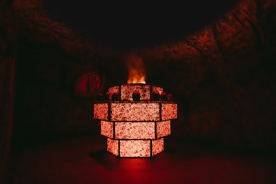 The multi-sensory experience, built by creative agency Giant Spoon, guided attendees through a ceremonial dragon-hatching experience. Guests could interact with the sights, sounds, and people of King’s Landing, plus select their own dragon egg while being immersed in sound-sensory elements that were powered by Bose. Special effects included faux fire, scent projection, faux smoke, and haze.