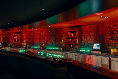 Attendees could also sip on alcoholic and non-alcoholic “Dragon Brew,” plus interact with on-theme creatures and characters.