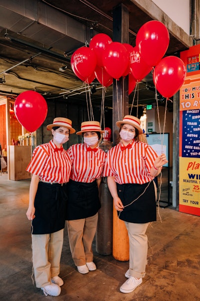 All performers, brand ambassadors, and staff wore masks, and attendees were asked to mask unless eating or drinking. Proof of full vaccination or a negative test was required. Birnbaum noted the team also limited the flow of people throughout the day to prevent overcrowding.