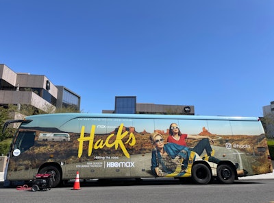 HBO Max's 'Hacks' Bus