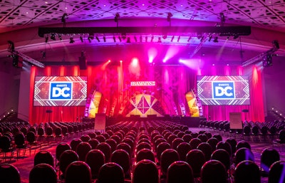 For the past nine years (save for 2020), the Rammys have been held at the Walter E. Washington Convention Center. This year, the event took up more of the venue's space and doubled in square footage—from 50,000 to about 100,000. This allowed for more activations and for the event production company to go all out for the Rammys' 40th anniversary.
