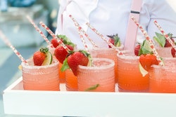 Strawberry Basil Mock Margarita