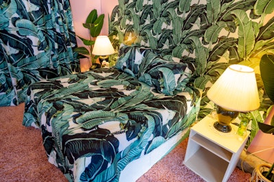 The new pop-up restaurant is a homage to the iconic TV show and includes a recreation of Blanche’s palm print-clad bedroom.