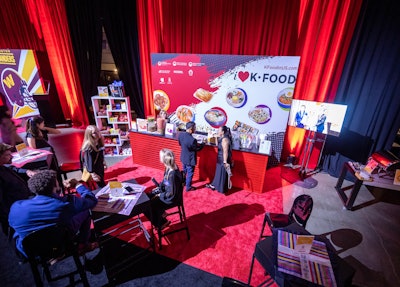 Rammys activations included specialty foods from the Embassy of Korea and a lounge from K-Food.
