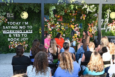 Each pop-up featured various programming to engage guests, including conversations with authors whose novels are a part of Reese’s Book Club. In Los Angeles, authors Jasmine Guillory of The Proposal and Taylor Jenkins Reid of Daisy Jones & The Six drew quite a crowd as they talked shop on each of their latest tomes.