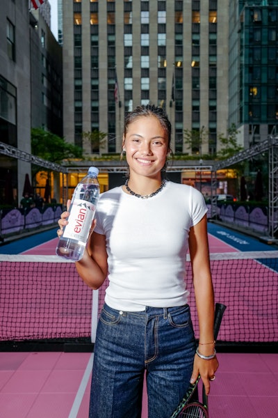 British tennis sensation Emma Raducanu was in attendance. The 19-year-old walked away with the US Open trophy in 2021, but was defeated in the first round this year.