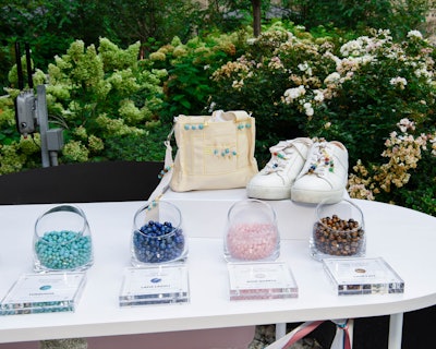 Guests could elevate their shoe or bag game with this on-site, custom bead station.