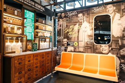 In a fun nod to the city, the Kiehl’s store featured an interactive, branded subway station vendetta during the event. It paid homage to the fact that Kiehl’s is a New York City-based brand that’s had roots in the East Village since 1851. And as if on-site skincare treatments weren’t enough, DJ Isaac Likes was in attendance spinning tracks while a digital sketch artist sent attendees home with fun drawings of themselves.