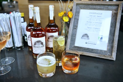 In 2020, Somerhalder and Wesley launched Brother’s Bond Bourbon. Cocktails at the event were curated to feature the stars’ four-grain, high-rye bourbon. On the menu? The Brother’s Fashioned with amaro, simple syrup, and bitters; the Brother’s Blood with sweet vermouth and lemon juice; and the Hotel Tropical with pineapple juice, lime juice, and apricot brandy.